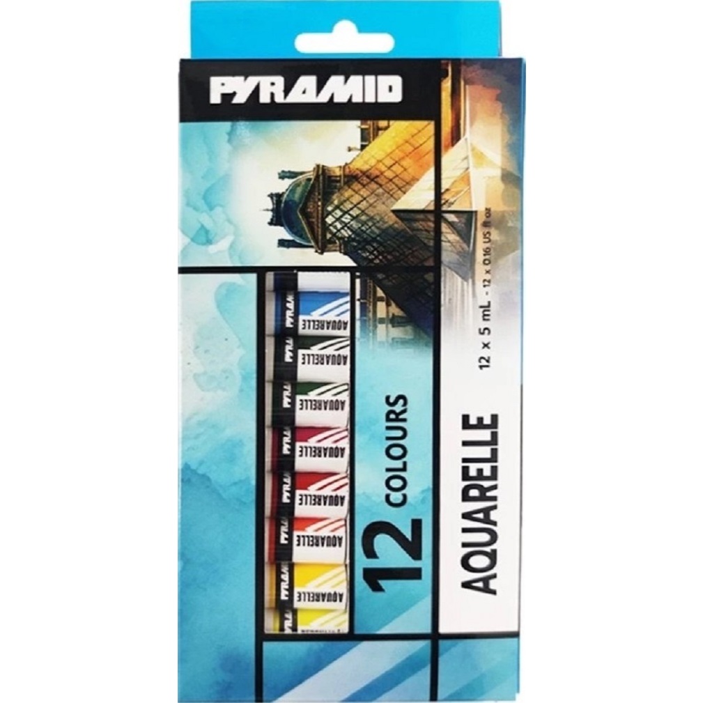 (KTS)ชุดสีน้ำ PYRAMID AQUARELLE 12สี 5ml. #6610905