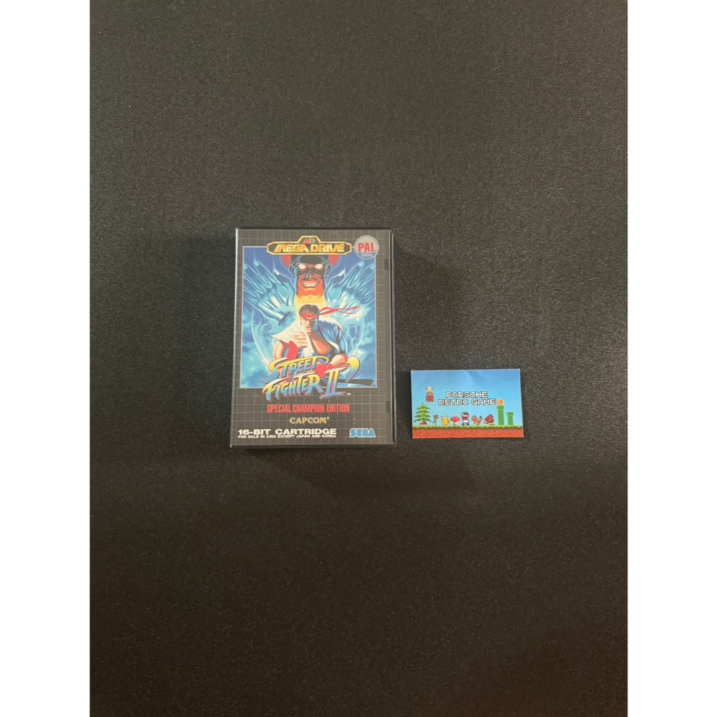 Street Figfter2 Sega Mega Drive Box Japan