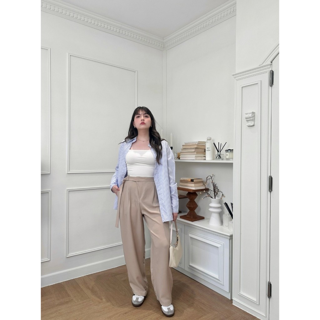 CurveG Liyah Pants กาเกงขากระบอกทรงตรง