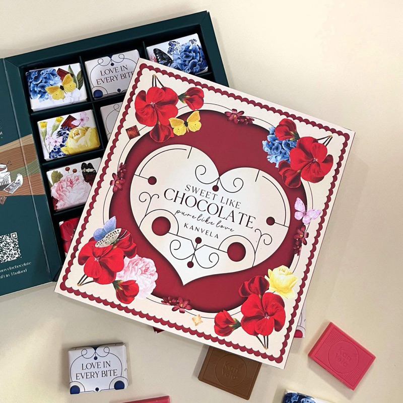Chocolate Bar Boxset 24pcs 4 flavor