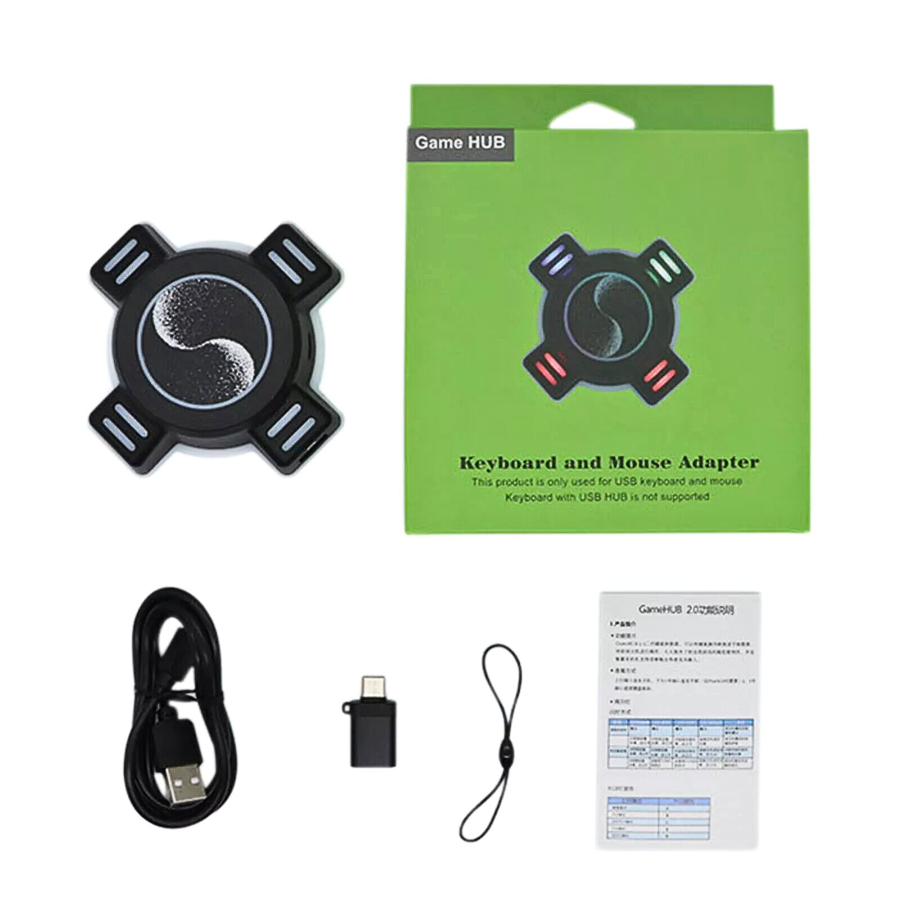 อะแดปเตอร์แปลงเมาส์ คีย์บอร์ด Game HUB Controller Converter ตัวแปลง สำหรับ Switch PS4 XBOX PS3 XSX