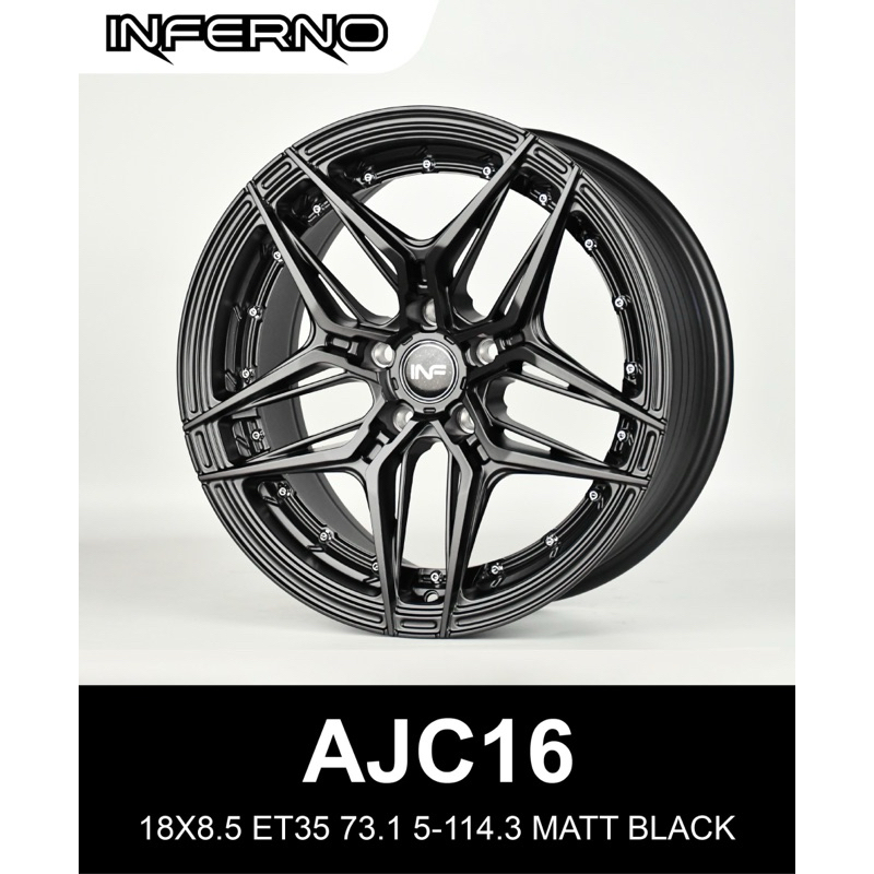 ล้อแม็กขอบ18 5x114.3 FLOW FORMING INFERNO