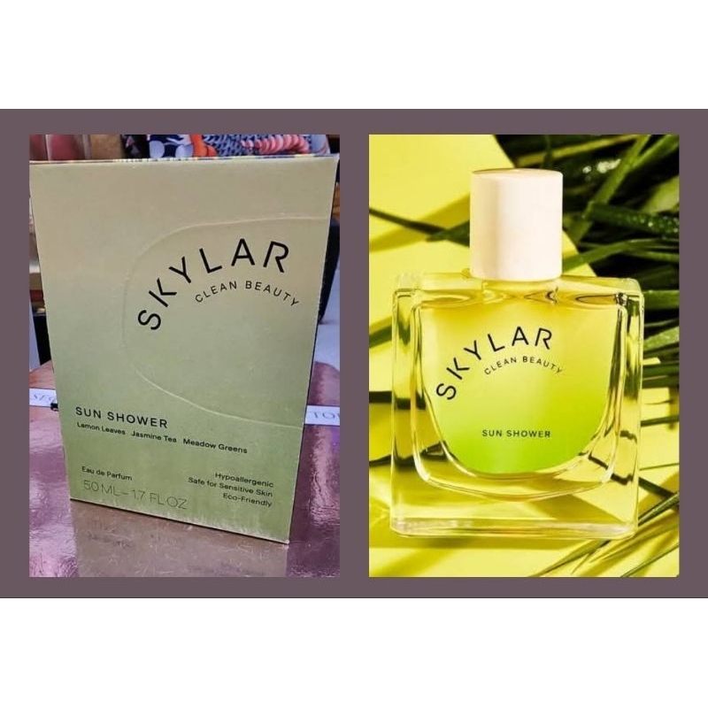 กล่องขาย SKYLAR clean beauty Sun shower eau de parfum 50ml [ 90 USD] Batch 19A
