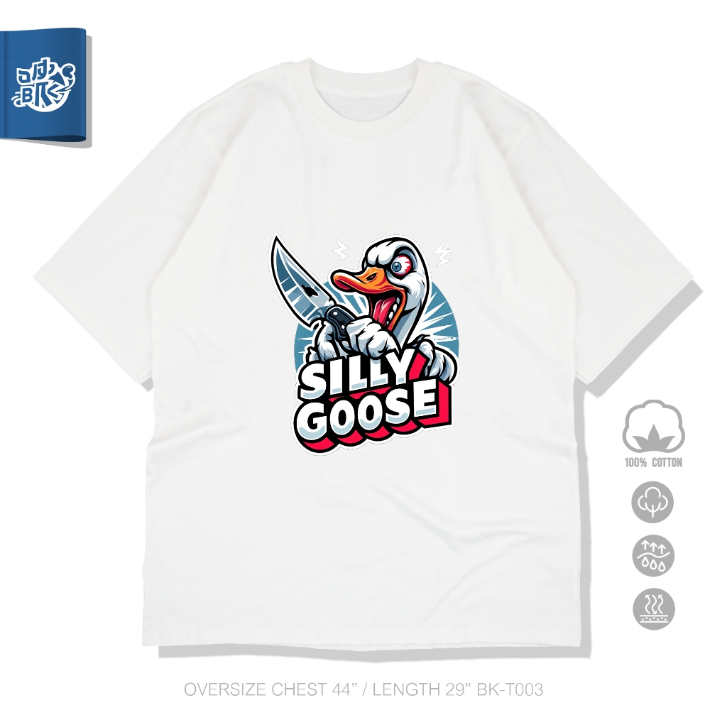 ✨️!NEW / BK-003 เสื้อยืดคอกลม "Cotton Oversize"