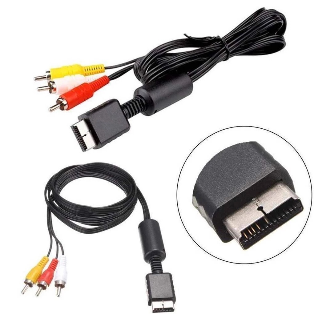 อะไหล่สายเคเบิ้ลยาวสําหรับเครื่องเล่นเกม Playstation Ps3 Ps2 Ps1 Av สายต่อสัญญาณภาพและเสียงอย่างดี