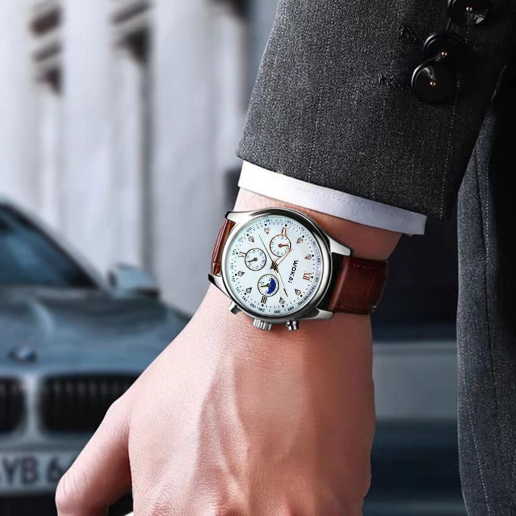 นาฬิกาข้อมือผู้ชาย ผู้หญิง สายหนัง สายเหล็ก แฟชั่น watch ของถูก ลดราคา ของแท้ สวย เท่ รับประกัน ของดี ทรงกลม ทนทาน
