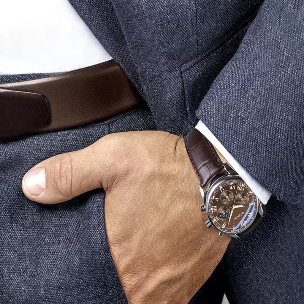 นาฬิกาข้อมือผู้ชาย ผู้หญิง สายหนัง สายเหล็ก แฟชั่น watch ของถูก ลดราคา ของแท้ สวย เท่ รับประกัน ของดี ทรงกลม ทนทาน