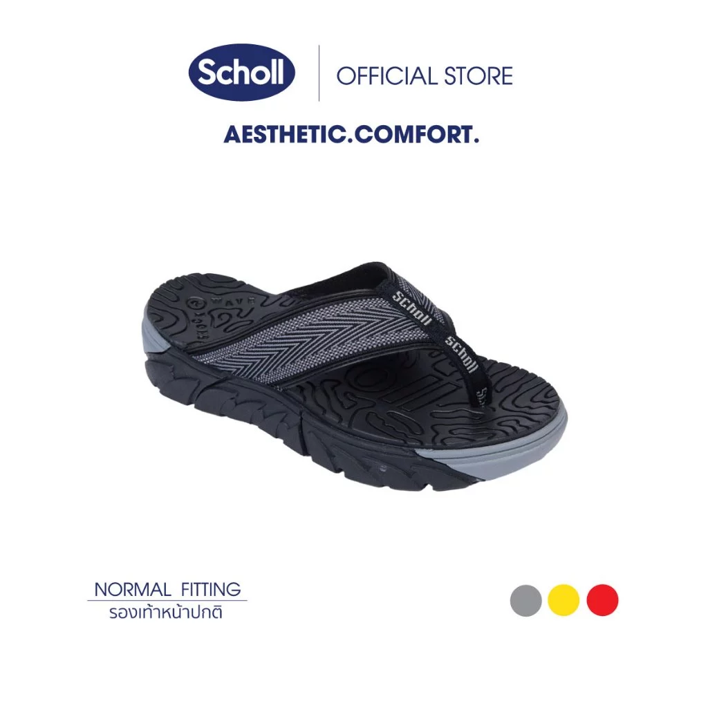 Scholl รองเท้าสกอลล์-บราซิลเลี่ยน v Brazillian V รองเท้าแตะคีบ สำหรับผู้ชายและผู้หญิง รองเท้าสุขภาพ General Comfort เบา