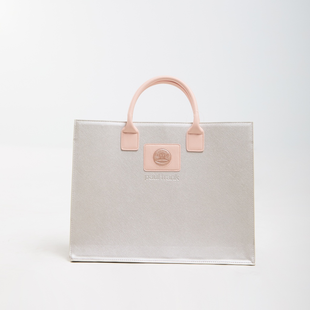 PAUL FRANK กระเป๋าถือ PASTEL STRIPE CLASSIC LARGE