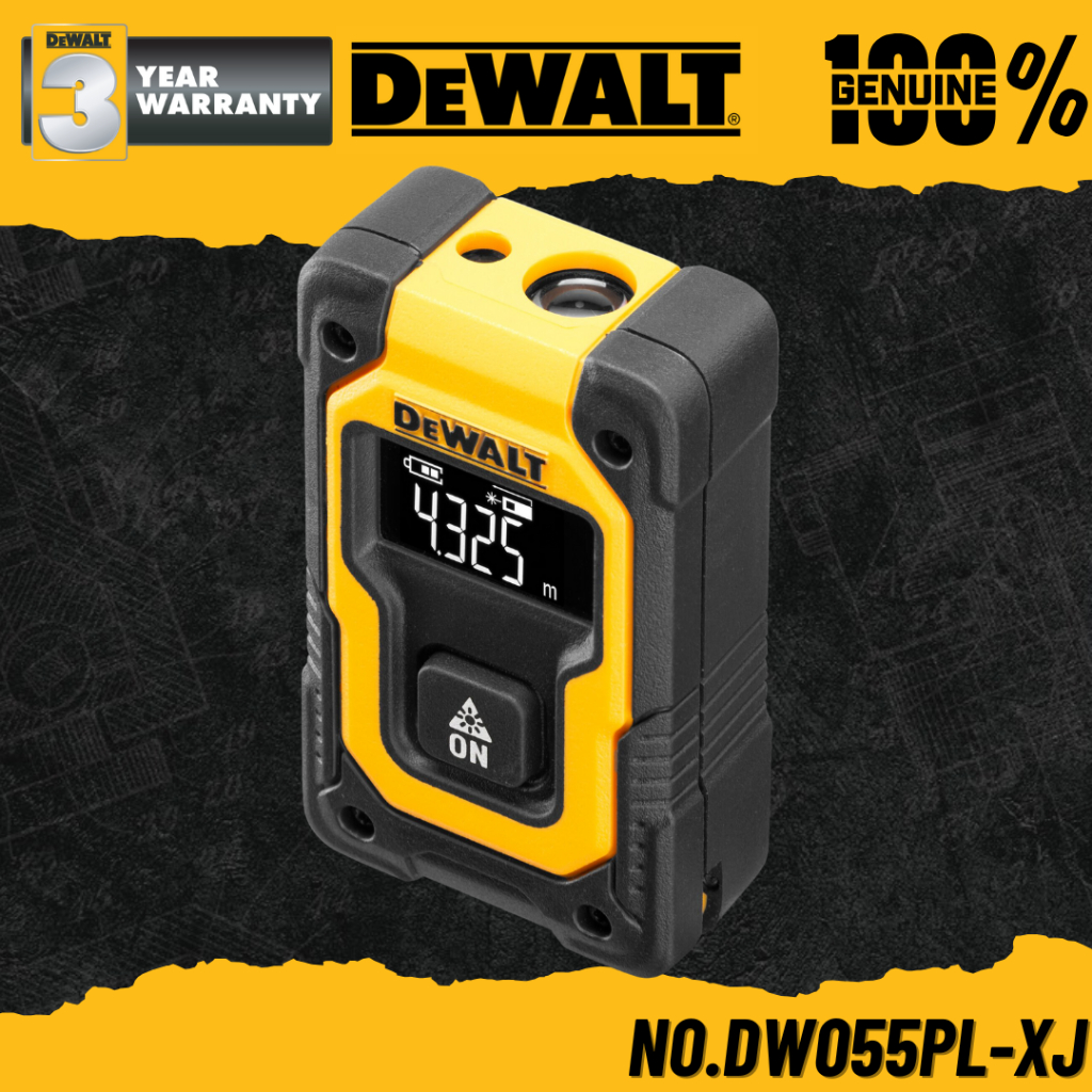 DEWALT เลเซอร์วัดระยะ 16 เมตร No.DW055PL-XJ