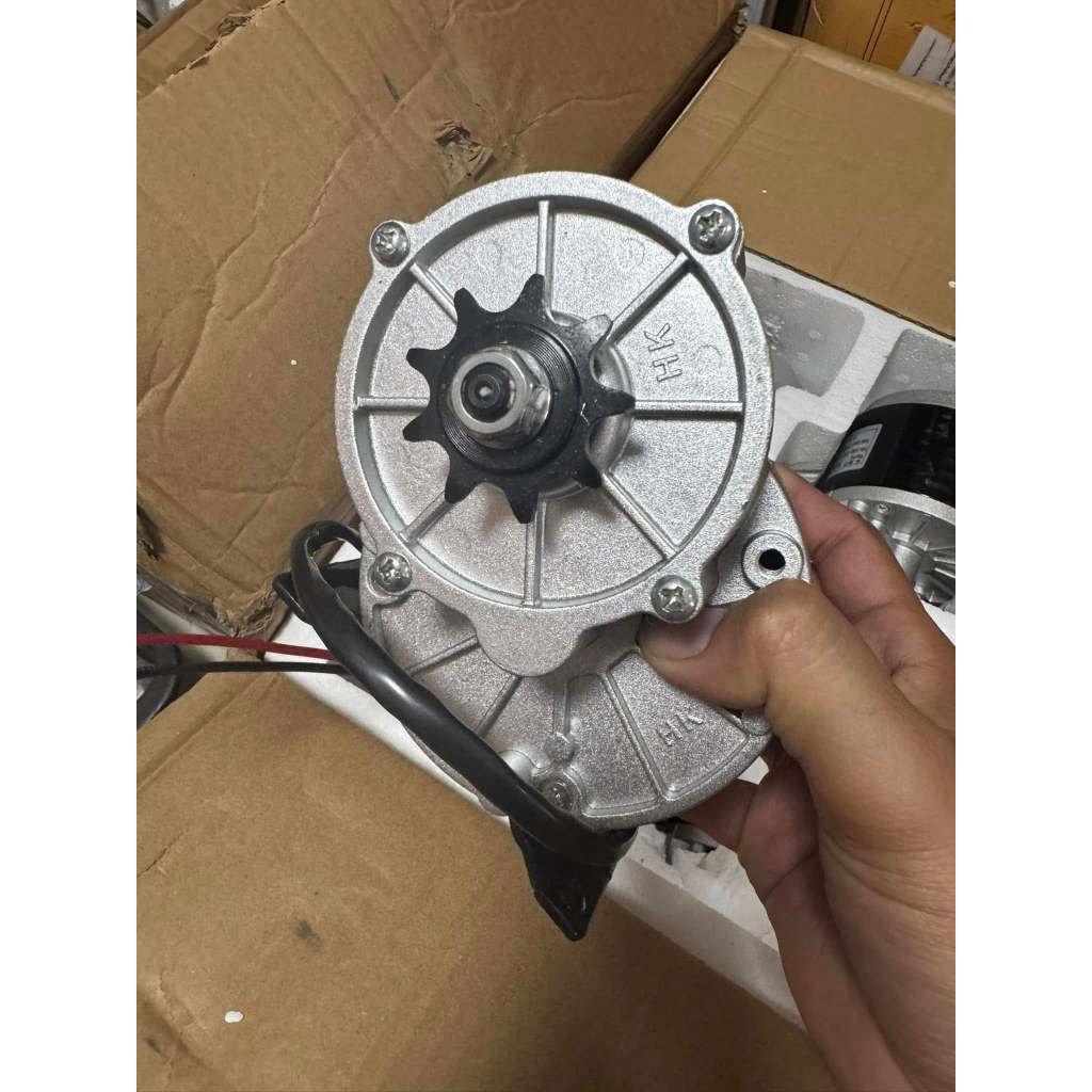 รับประกัน 3 ปี มอเตอร์ทดเกียร์ 24V/12V 306RPM 250W รูปที่ 3