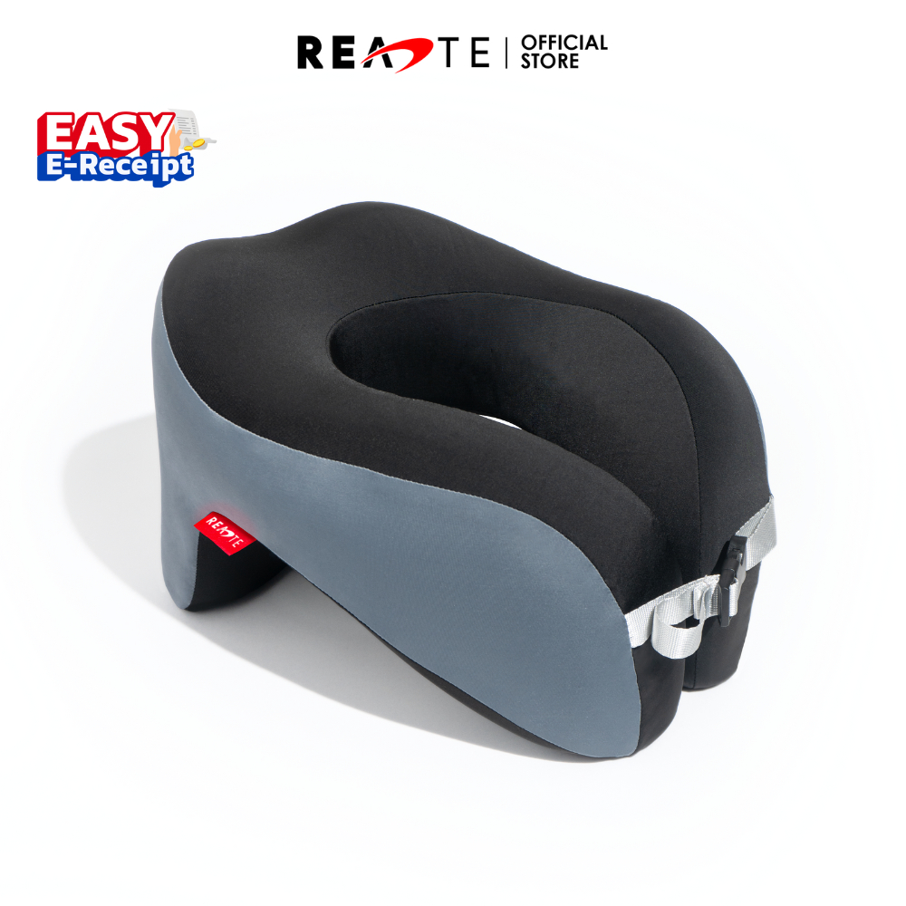 READTE หมอนรองคอ สำหรับเดินทาง เพื่อสุขภาพ ฟรีถุงเก็บหมอนพกพา ERGONOMICS NECK PILLOWS