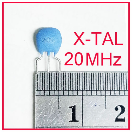 แพ็ค 2 ชิ้น คริสตัล แร่คริสตัล 3 ขา Ceramic Resonator 3Pin X-TAL Crystal 4MHz 6 MHz  8MHz 10MHz 16MH