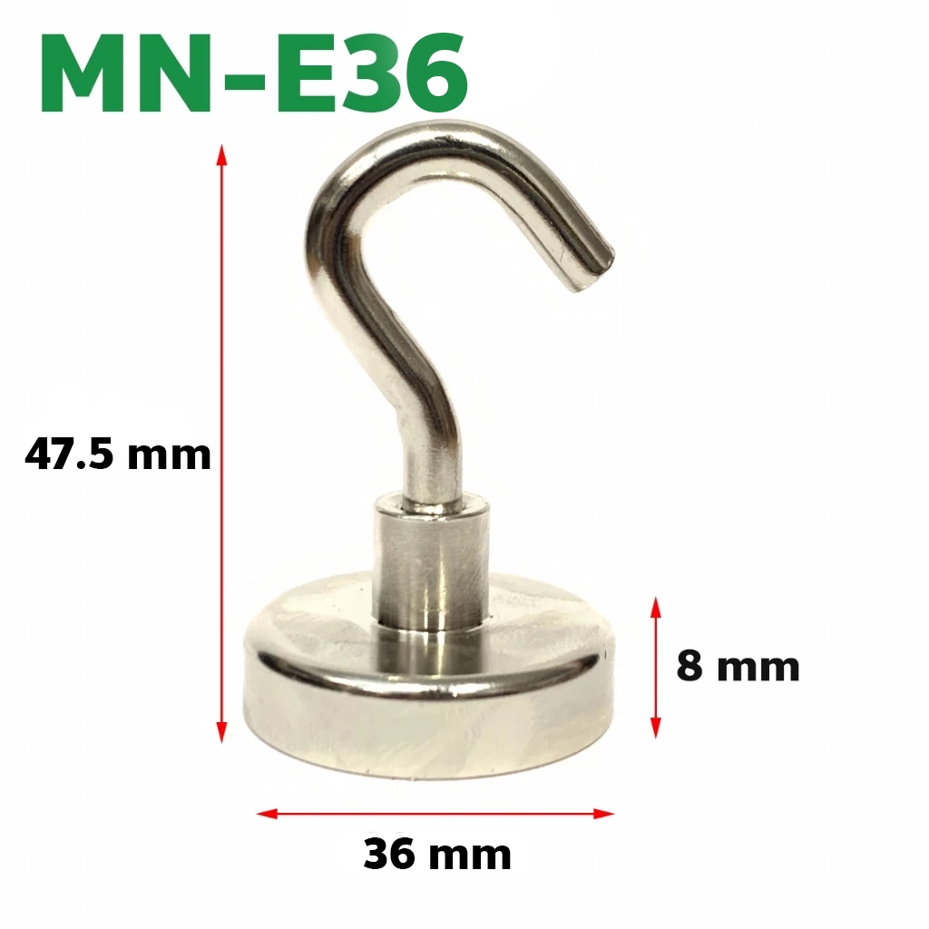 ตะขอแขวนเสื้อโค้ท กุญแจ แบบแม่เหล็ก MN-E36