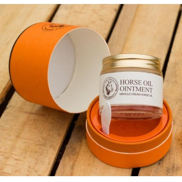 ครีมน้ำมันม้า ผิวหน้่กระชับเต่งตึง หน้าฟู ผิวอิ่มน้ำ BIOAQUA HORSE OIL OINTMENT CREAM [70 กรัม] - รูปที่ 2