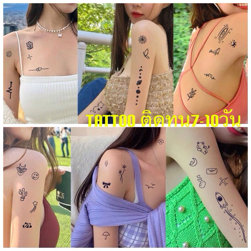 🌴แทททูติดทน7-10วัน ต้องรอติดสี พร้อมส่ง🇹🇭