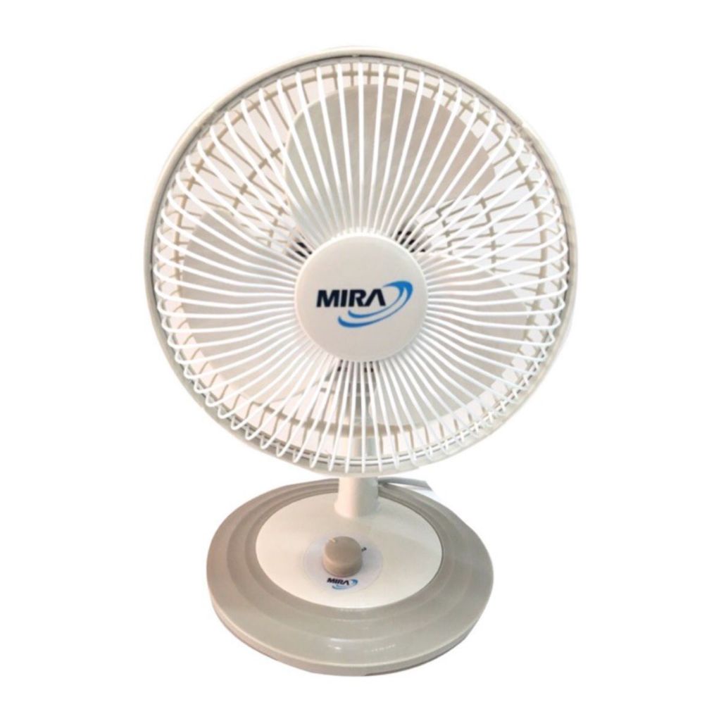 พัดลมตั้งโต๊ะ พัดลมจิ๋ว ขนาด 8 นิ้ว แบบเสียบปลั๊ก ยี่ห้อ มิร่า รุ่น M-28
