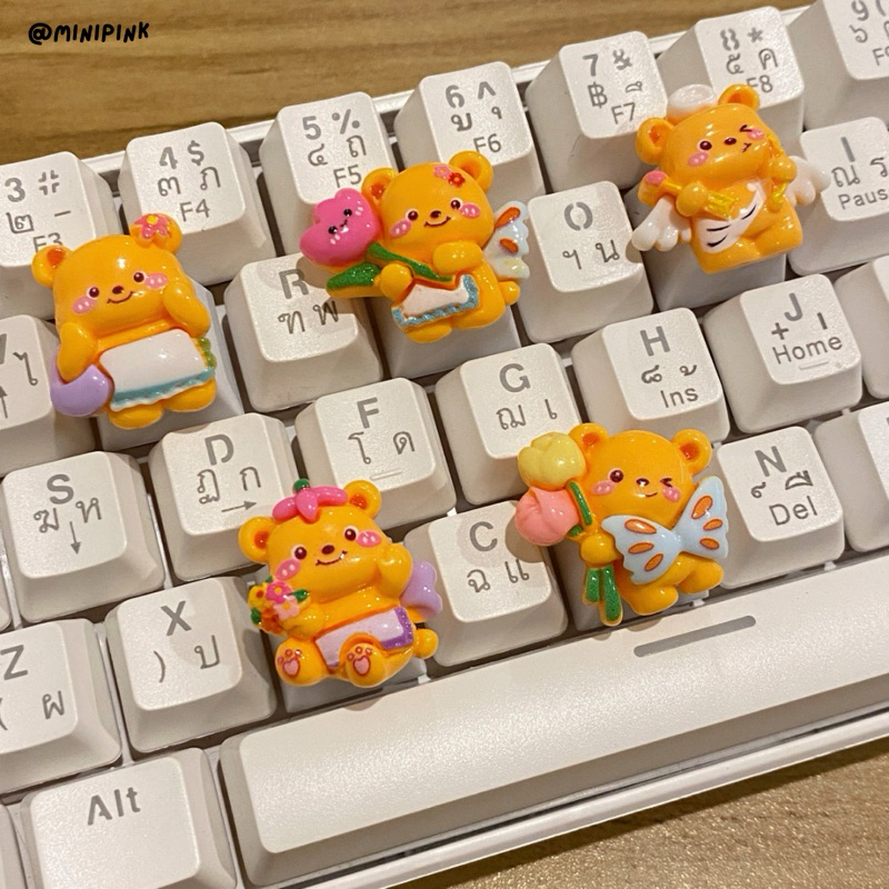 คีย์แคป หมีเนย Keycape Butter Bear – OME