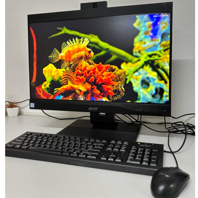 คอมพิวเตอร์ออลอินวัน  All In One Acer Veriton Z4660G I5-8500 มีกล้องในตัว