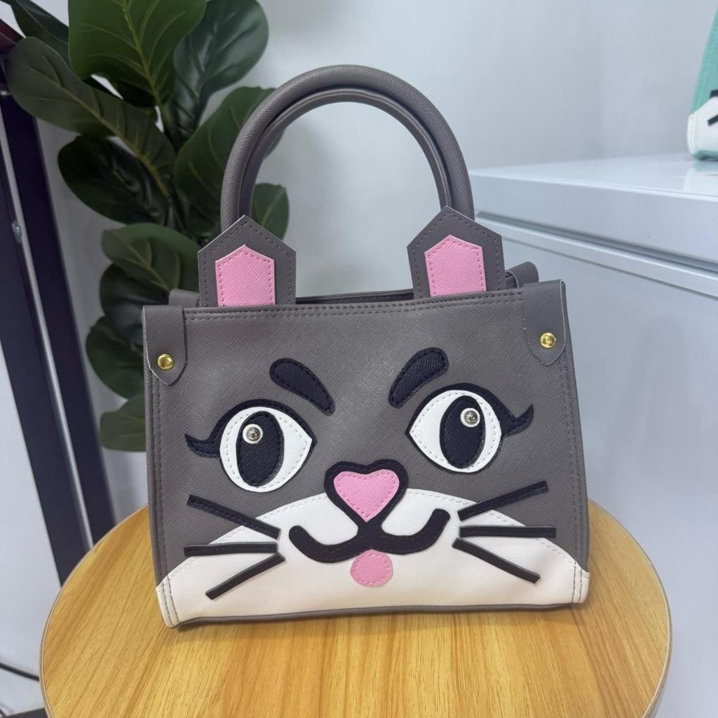 198 กระเป๋าทรงกล่อง NIDORA รุ่นแมวน่ารัก หลากหลายสีให้เลือก หนังกันรอยอย่างดี