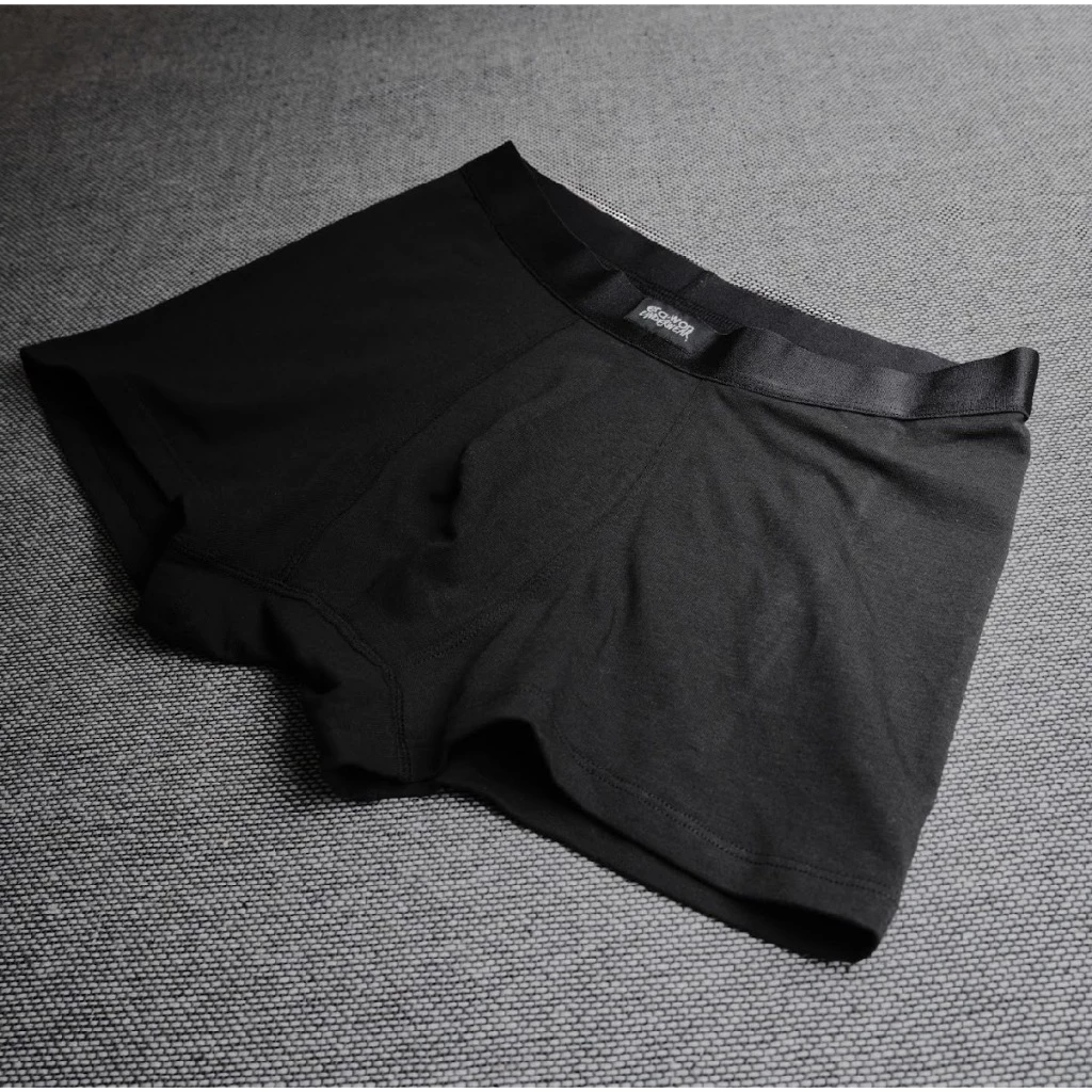 era-won กางเกงในไข่สะอาด Zinc Plus Anti-bac Underwear trunks สี ดำ (โปรโมชั่นพิเศษ)