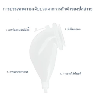 ที่เก็บปัสสาวะ ถุงปัสสาวะแบบสวมพร้อมท่อสายสวนฉี่ สวมใส่ง่าย รีไซเคิลได้ ซิลิโคนระบายอากาศได้