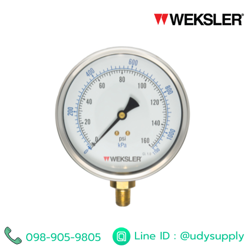 pressure gauge Weksler รุ่น BY14