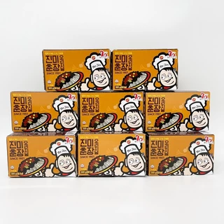 Jinmi Black Bean Paste 300g ซอสจาจังเมียน ซอสชุนจัง เต้าเจี้ยวดำ ซอสถั่วดำเกาหลี 춘장