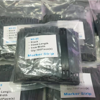 MARKER STRIP มาร์คเกอร์สตริป MS-65 (65X9 mm.) แพ็ค 100 ชิ้น