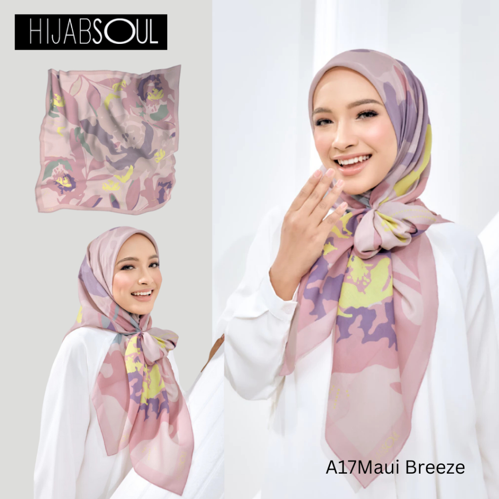 ผ้าคุลมแบรนด์ HIJABSOUL ขนาด 45' พร้อมส่ง