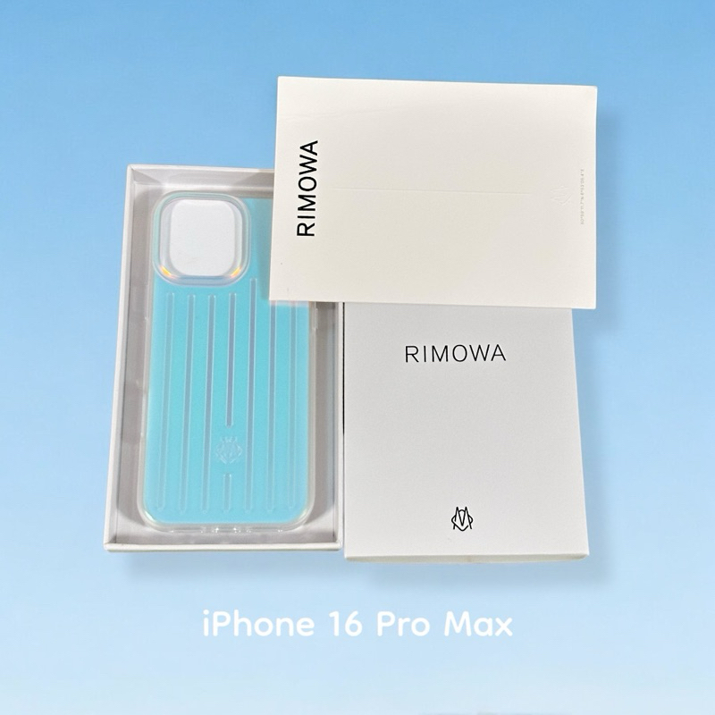RIMOWA Case for iPhone 16 Pro Max (แท้ 100% จาก Shop Paragon)
