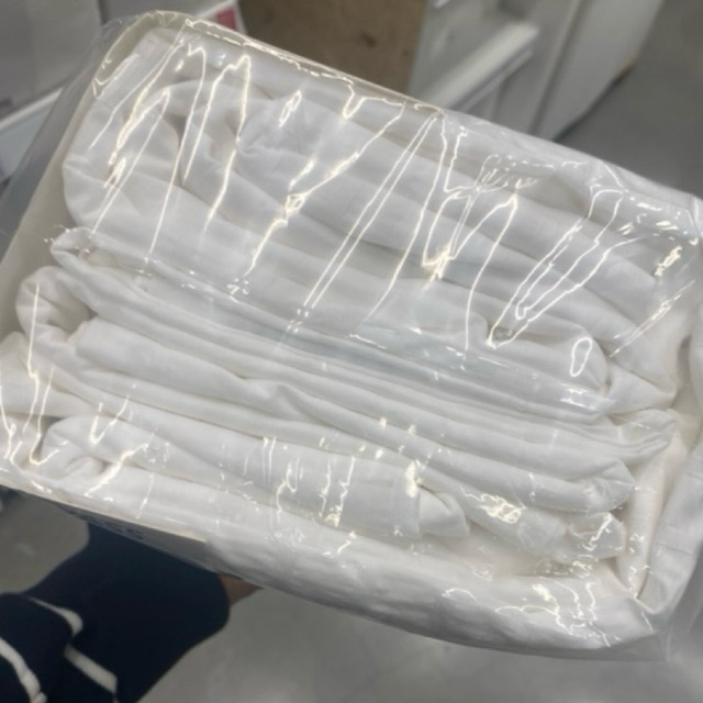 OFELIA VASS อูเฟเลีย วัส ปลอกผ้านวมและปลอกหมอน, ขาว, 150x200/50x80 ซม.