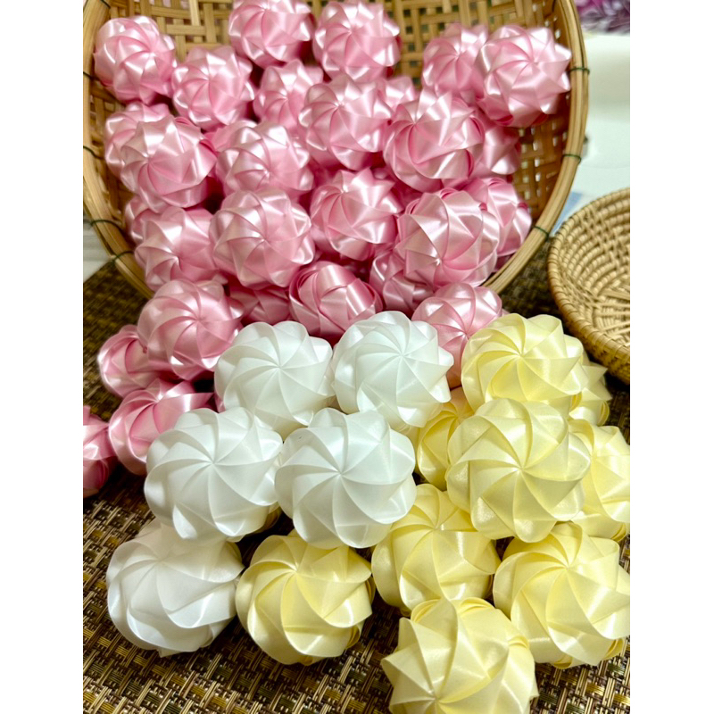 จัดส่ง3-5วัน! โปรยทานดอกมะลิตัวเปล่า ชมพู/ขาว/ครีม
