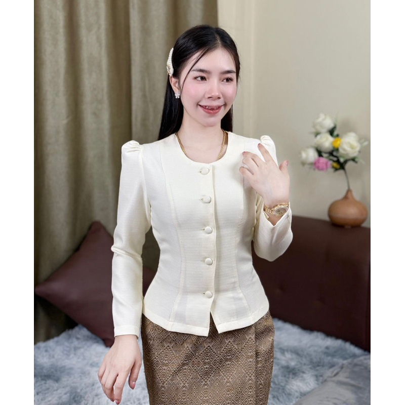 ผ้าฝ้าย มาใหม่ ใส่ไปทำบุญ และ งานแต่ง