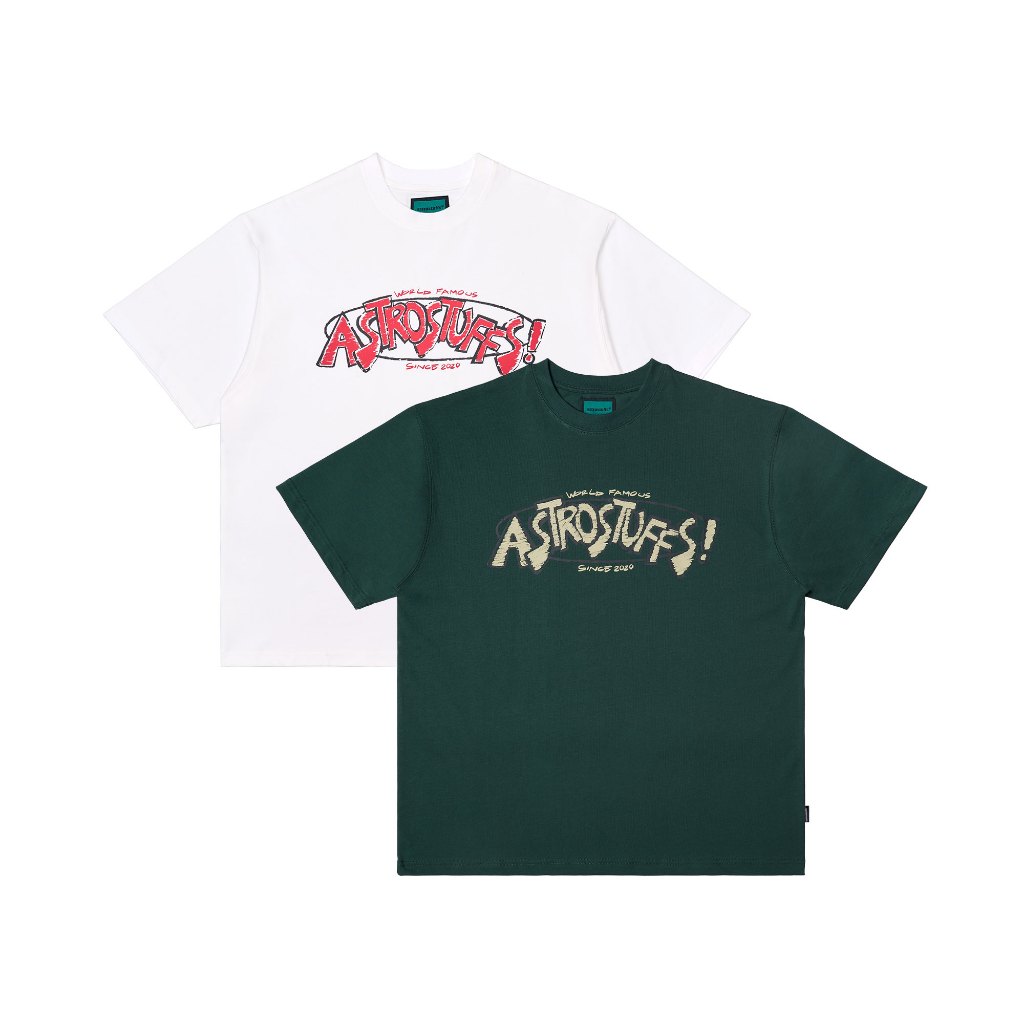 NEUTRALIZED FA24 SCRIBBLE TEE (WHITE/GREEN)