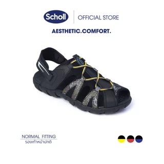 Scholl รองเท้าสกอลล์-มาริโอ้ พริ้นท์ Mario Print รองเท้ารัดส้น สำหรับผู้ชายและผู้หญิง รองเท้าสุขภาพ