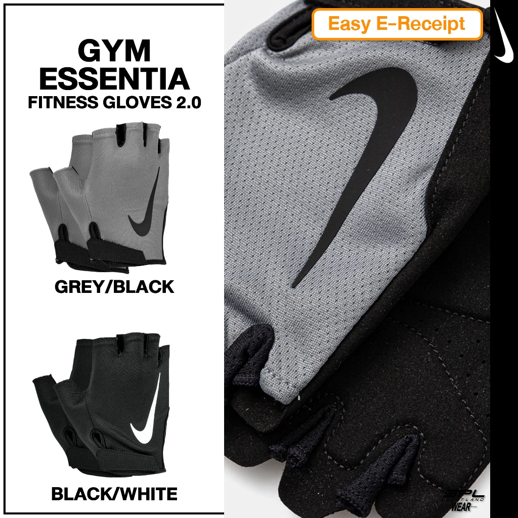 Nike ไนกี้ ถุงมือฟิตเนส สำหรับผู้ชาย M Gym Essential FG 2.0 N.101.2315.032 / N.101.2315.091 (840)