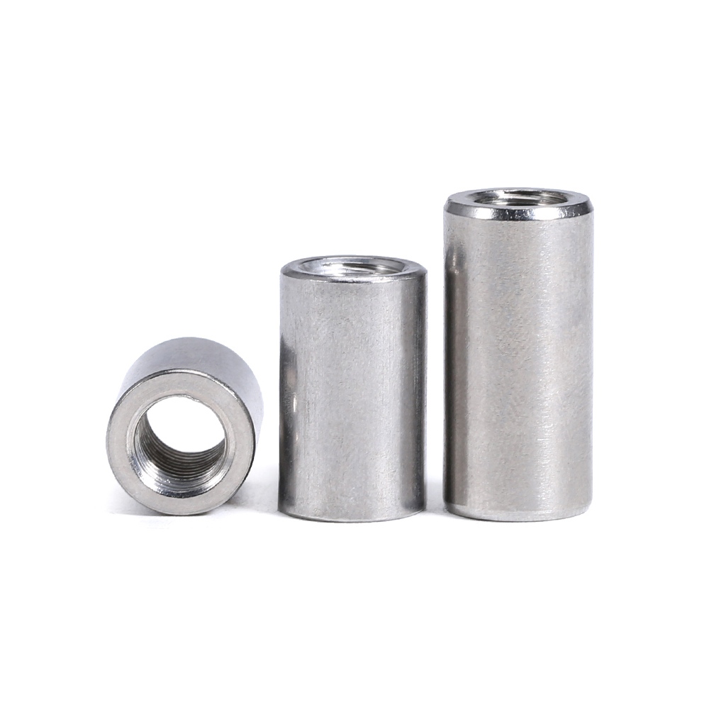 สตัดกลมเกลียวใน เกลียวมิลหยาบ สแตนเลส 304 ขนาด M8 Ø12 Connection Nut Cylindrical Stainless 304 ราคา ถูกที่สุด ดีลบีเคเค แกลเลอรีภาพที่ 4