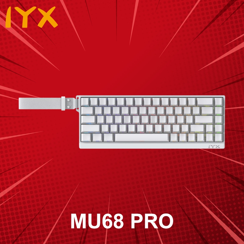 คีย์บอร์ด IYX MU68 PRO (ภาษาอังกฤษ) ประกันศูนย์ 1 ปี
