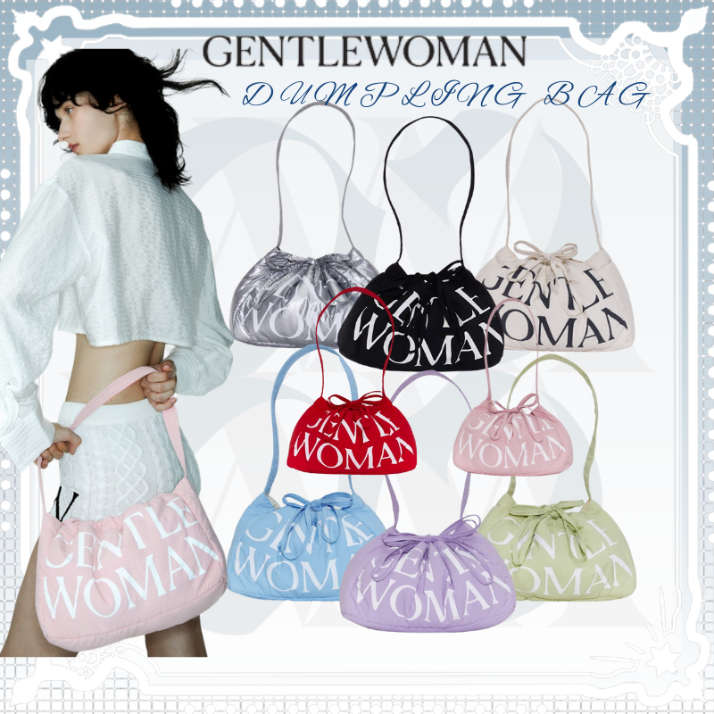 แท้ GENTLEWOMAN DUMPLING BAG กระเป๋าสะพาย gentlewoman official Casual Letter Tote Bag