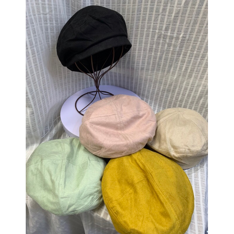 หมวกน่ารัก หมวกเบเรต์น่ารัก ทรงสวย ผ้าคุณภาพดี - รูปที่ 3