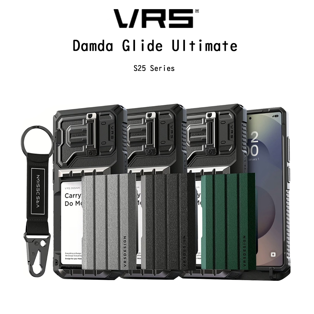 VRS DESIGN Damda Glide Ultimate เคสกันกระแทกผ่านมาตราฐานกองทัพอเมริกา เคสสำหรับ Galaxy S25 Ultra (New)