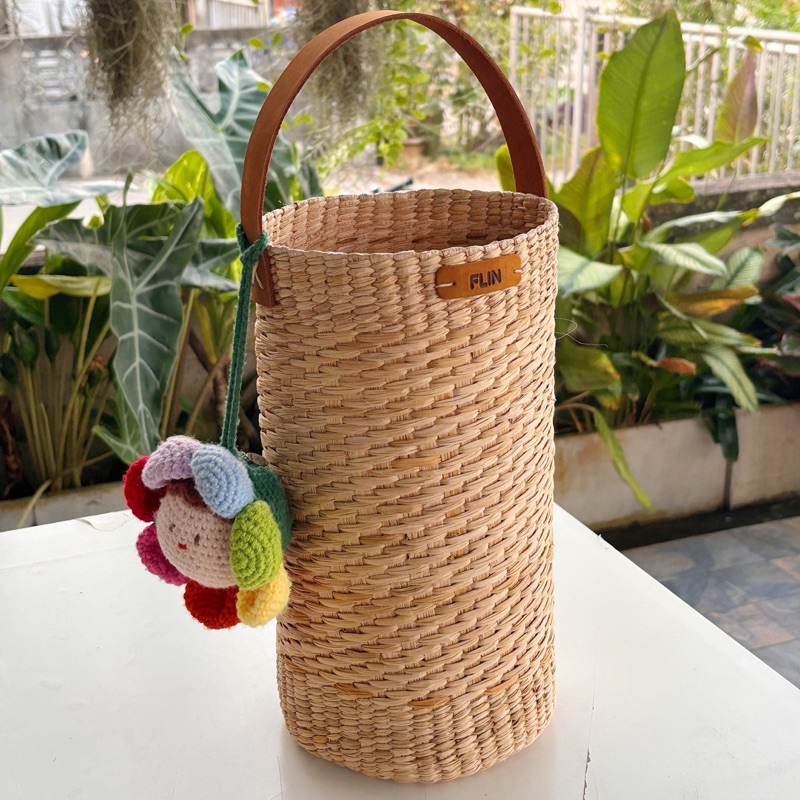 FLIN - Bubby Tube กระเป๋าสานใส่แก้วเยติได้