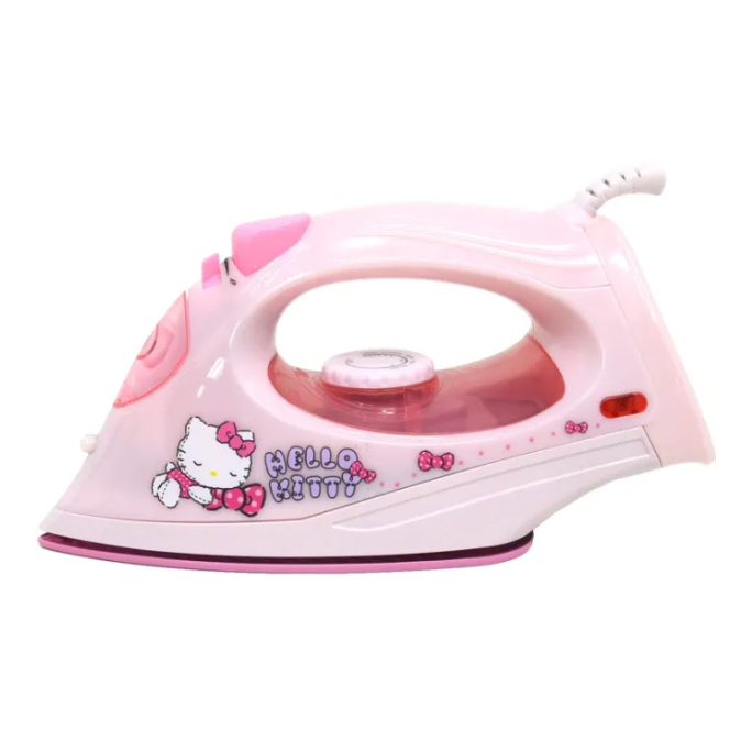 Hello Kitty รุ่น HD-204 เตารีดไอน้ำ หน้าเคลือบ