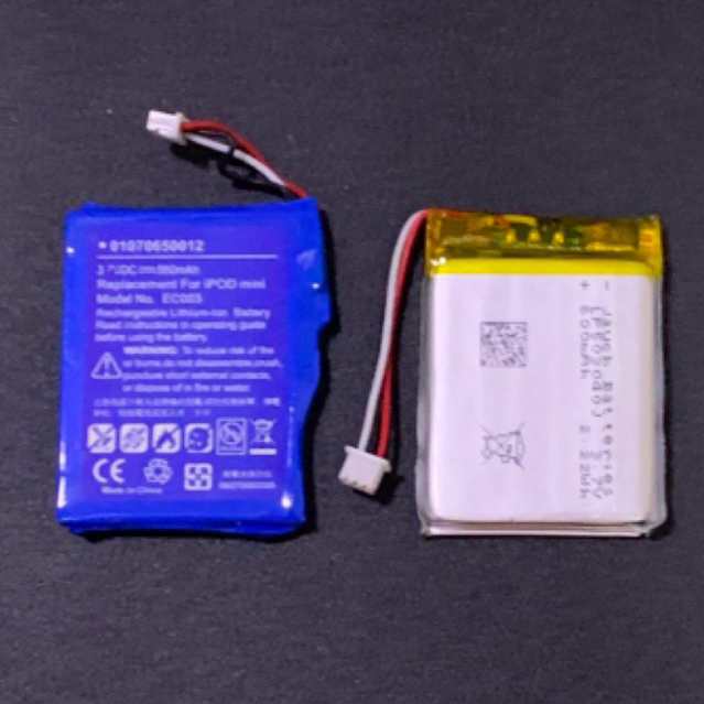 แบต_เตอรีสำหรับไอพอดมินิ_for iPod mini แหล่งกำลังงานทดแทนตรงรุ่น