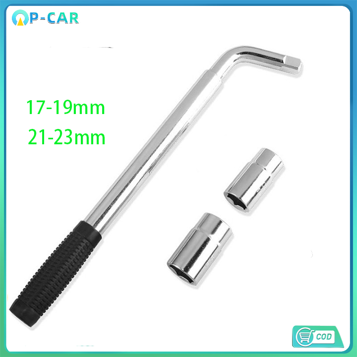 【COD】บล็อกถอดล้อ ขันล้อ ตัวแอล อุปกรณ์ประแจขันน็อตล้อรถ บล็อกถอดล้อตัวแอล พร้อมลูกบล็อก 17 19 21 23