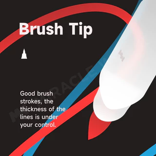 MW มาร์คเกอร์ 24/48/60/80/120สี ปากกาอะคริลิค-หัวพู่กัน Brush-tip Acrylic Marker ชุดปากกามาร์กเกอร์อะคริลิค อุปกรณ์ศิลปะ