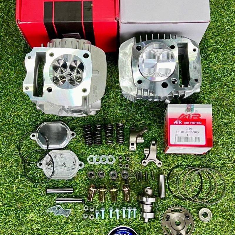 ชุด4วาล์วลูก59/66/ 67/ใส่125งานฝาแรง(RANG)พร้อมเซ็ตหลังวาล์วลูกAIR สลัก15 (ปาดหัวหลบวาล์ว)เสื้อปอกแข