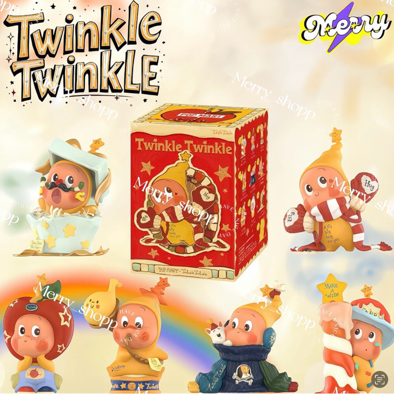 พร้อมส่งในไทย (ใช้โค้ดลดสูงสุด30%) Pop Mart Twinkle Twinkle The Gifts From Stars series เลือกตัวได้แบบจุ่มลุ้น(Secret)