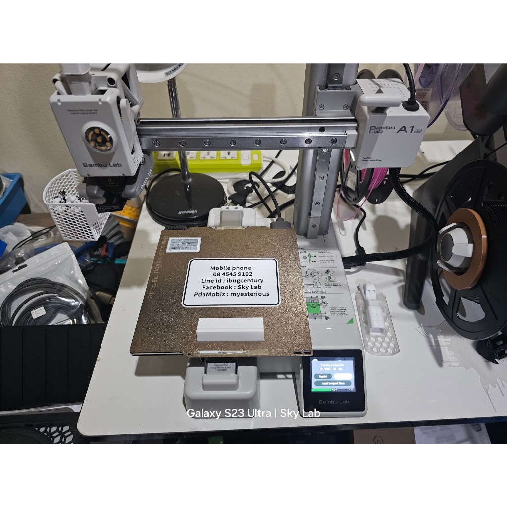 แลก/ขาย ปริ้น 3มิติ Bambu Lab A1 Mini Combo 3d Printer หลายสี เครื่อง Global ยกกล่อง ใช้งานปกติ